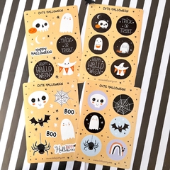 STICKERS CUTE HALLOWEEN x4