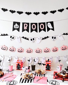 BANDERÍN HALLOWEEN "BOO" (2 colores) - tienda online