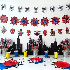 SET DE GUIRNALDAS SPIDERMAN x3 - comprar online