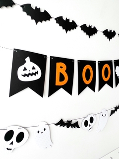 SET DE GUIRNALDAS HALLOWEEN "BOO" x3 (2 colores) - comprar online