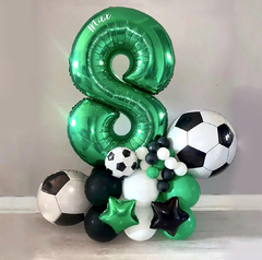 ARREGLO DE GLOBOS FÚTBOL XL