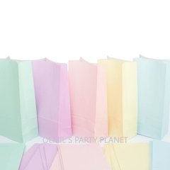 BOLSITAS DE PAPEL PASTELES x10 - comprar online