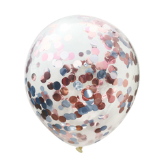 Imagen de GLOBO CRISTAL CON CONFETTI x5