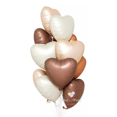 GLOBO CORAZÓN CHOCOLATE 45 CM - comprar online