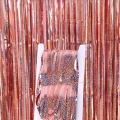 CORTINA ROSE GOLD HOLOGRÁFICA - comprar online