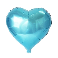 GLOBO CORAZÓN CELESTE 45 CM