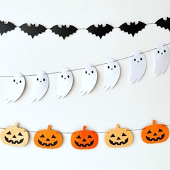 SET DE GUIRNALDAS HALLOWEEN x3 (2 colores)