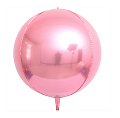 GLOBO ESFERA 4D ROSA 22"