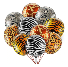 GLOBO ESFERA 4D LEOPARDO 22" - comprar online