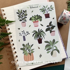 STICKERS BOTANICAL PLANCHAS x4 - comprar online