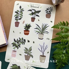 STICKERS BOTANICAL PLANCHAS x4 - tienda online