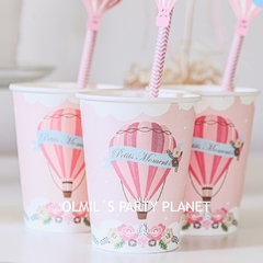 VASO GLOBO AEROSTÁTICO SHABBY x6