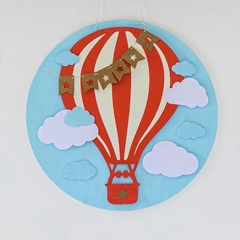 DECO PARED GLOBO AEROSTÁTICO VINTAGE - comprar online