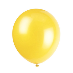 GLOBO PERLADO AMARILLO 12" en internet