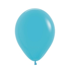 GLOBO MATE AZUL CARIBE 12" PREMIUM