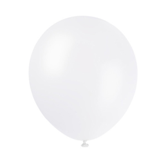 GLOBO PERLADO BLANCO 12"