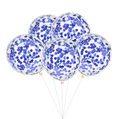 GLOBO CRISTAL CON CONFETTI x5 - Olmil´s Party Planet