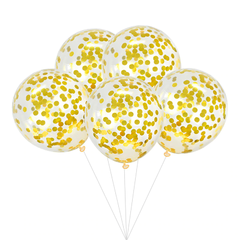 GLOBO CRISTAL CON CONFETTI x5 en internet