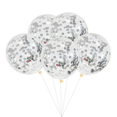 GLOBO CRISTAL CON CONFETTI x5 - tienda online