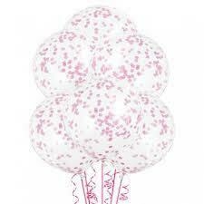 GLOBO CRISTAL CON CONFETTI x5 - comprar online