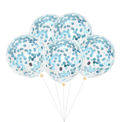 GLOBO CRISTAL CON CONFETTI x5 - comprar online