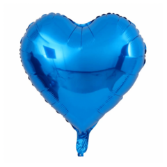 GLOBO CORAZÓN AZUL 45 CM