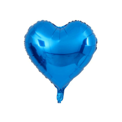 GLOBO CORAZÓN AZUL 60 CM