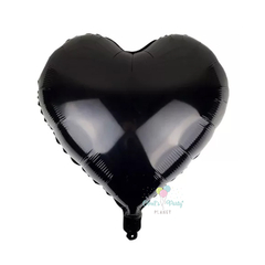 GLOBO CORAZÓN NEGRO 45 CM