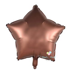 GLOBO ESTRELLA CHOCOLATE 45 CM