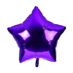 GLOBO ESTRELLA VIOLETA 45CM