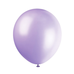 GLOBO PERLADO LILA 12"