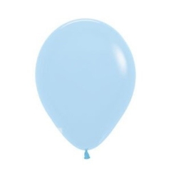 GLOBO PASTEL CELESTE 12"