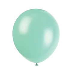 GLOBO PERLADO VERDE AGUA 12"