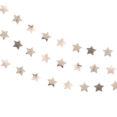 GUIRNALDA ESTRELLAS PLATEADAS - comprar online