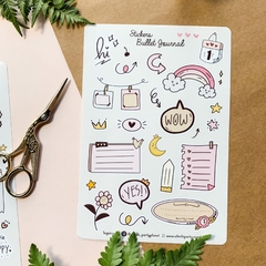 STICKERS BULLET JOURNAL PLANCHAS x4 - comprar online