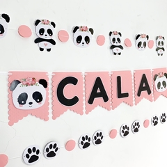 SET DE GUIRNALDAS PANDA SHABBY x3