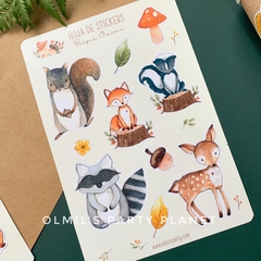 STICKERS BOSQUE CLASSIC PLANCHAS x4 en internet