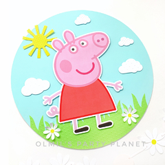 CUADRO CIRCULAR PEPPA PIG