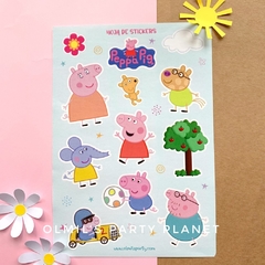 STICKERS PEPPA PIG x4 - comprar online