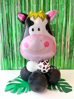 ARREGLO DE GLOBOS VACA