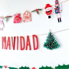 SET DE GUIRNALDAS FELIZ NAVIDAD x3 - comprar online