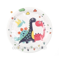 PLATO DE PAPEL DINOS x6