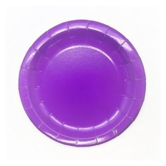 PLATO DE PAPEL VIOLETA x6 - comprar online