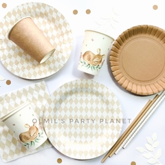 PLATO DE PAPEL WOODLAND x6 - comprar online