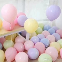 GLOBOS PASTEL SURTIDOS 12" x10 - tienda online