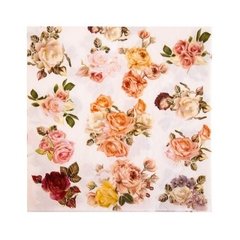 SERVILLETA FLORES SHABBY x6