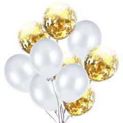 SET DE GLOBOS DECO CONFETTI x10