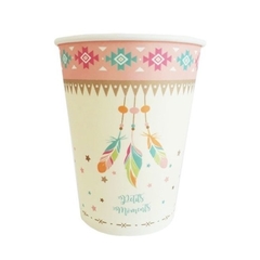 VASO BOHO CHIC  PASTEL x6