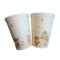 VASO ANIMALITOS DEL BOSQUE x6