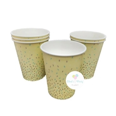 VASO CONFETTI PASTELES x6